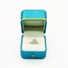 Small Cyan Wedding Ring Box Custom Jewlery Box Company KALI