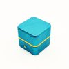 Small Cyan Wedding Ring Box Custom Jewlery Box Company KALI (7)