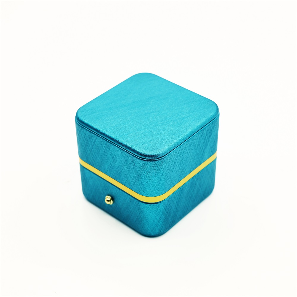 Small Cyan Wedding Ring Box Custom Jewlery Box Company KALI (7)