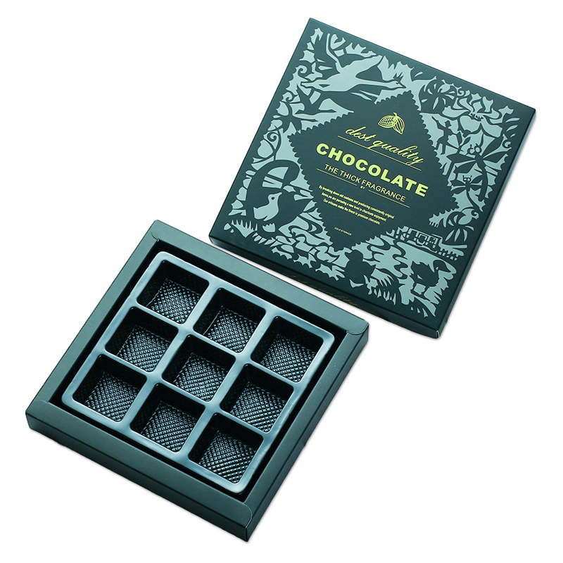 Square Chocolate Gift Boxes with Inserts Chocolate Box Company KALI (2)