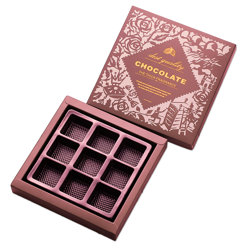 Square Chocolate Gift Boxes with Inserts Chocolate Box Company KALI (3)