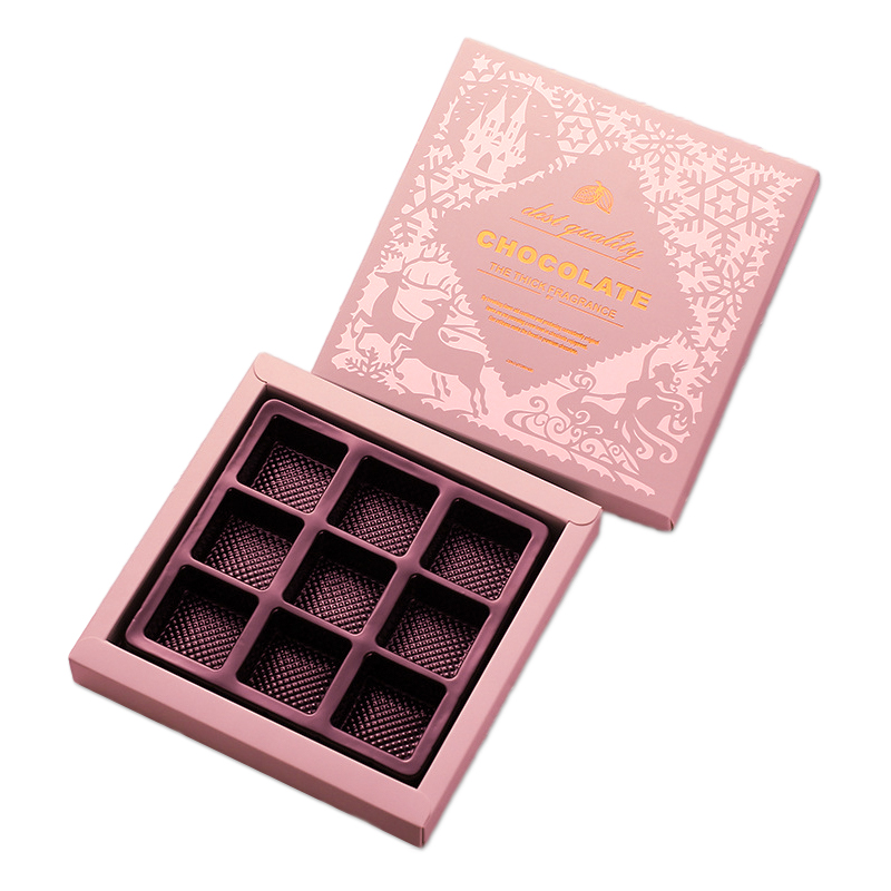 Square Chocolate Gift Boxes with Inserts Chocolate Box Company KALI (4)