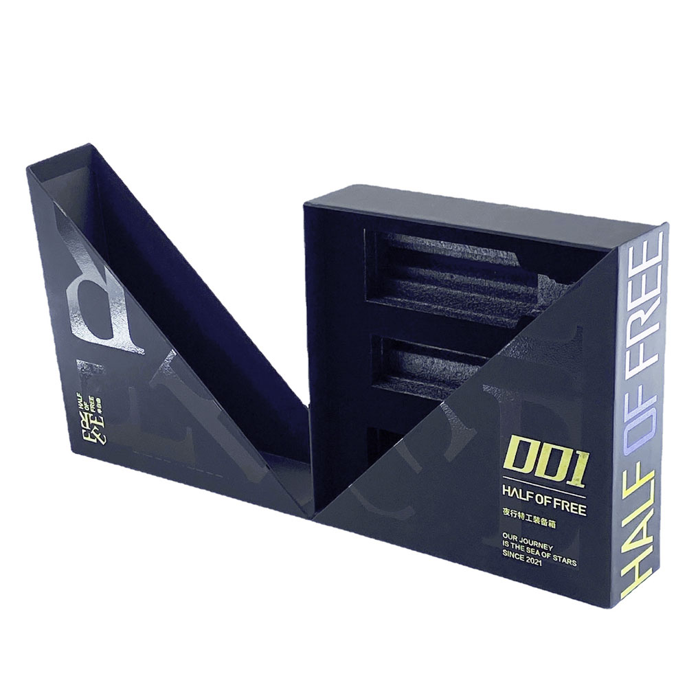 Unique 3 Piece Blue Slid Skincare Spray Bottle Boxes KALI Custom Cosmetic Boxes