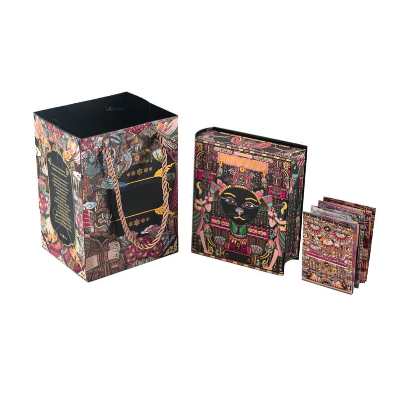Vintage Perfume Packaging Set With Bottle Packaging Box Kali Custom Boxes