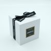 White Square Jewelry Box With Bow Jewlery Box Factory KALI (5)