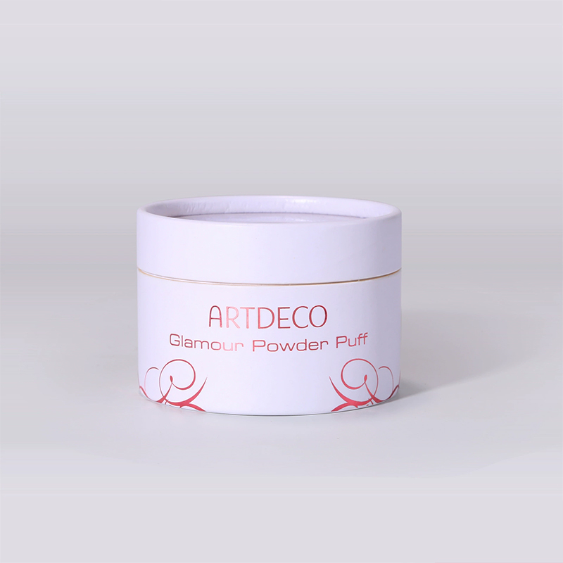 Window Lid Round Powder Puff Packaging Box Kali Custom Cylinder Boxes (3)