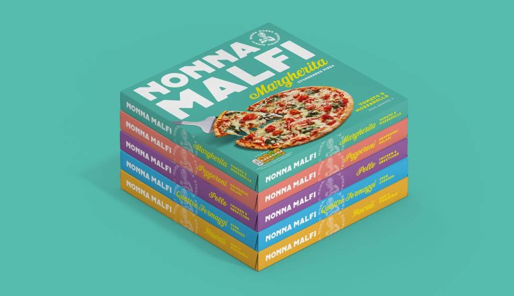 Custom Pizza color Packaging