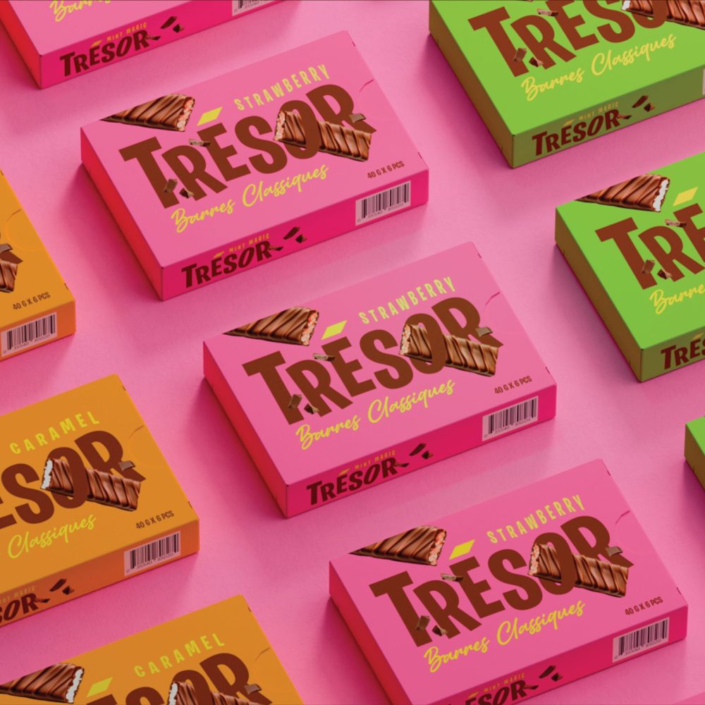 Custom Trésor candy boxes