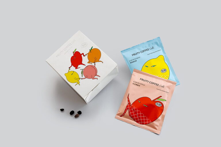 Custom Fruity Coffee Packaging