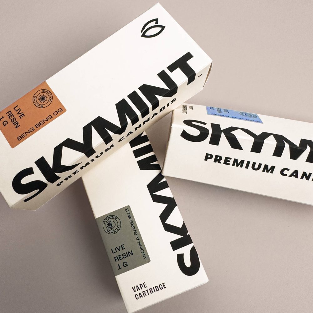 Custom SKYMINT Cannabis Packaging