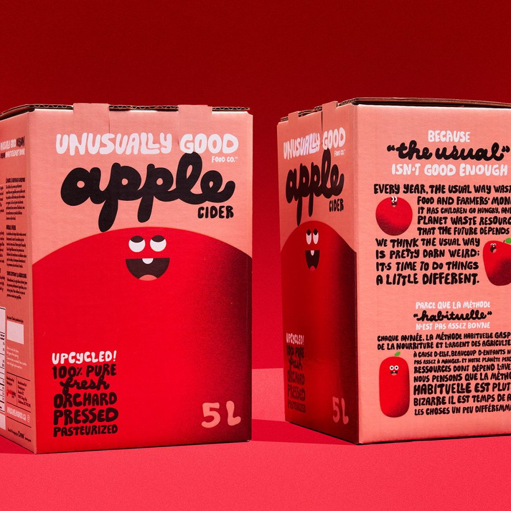 Custom Ununusual Apple Packaging