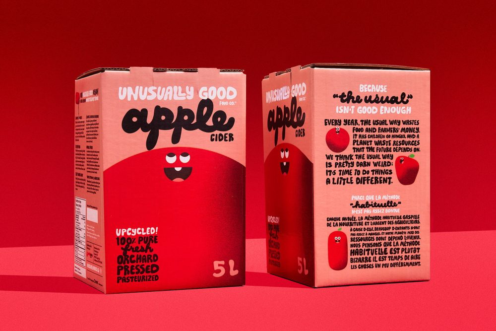 Custom Ununusual Apple Packaging