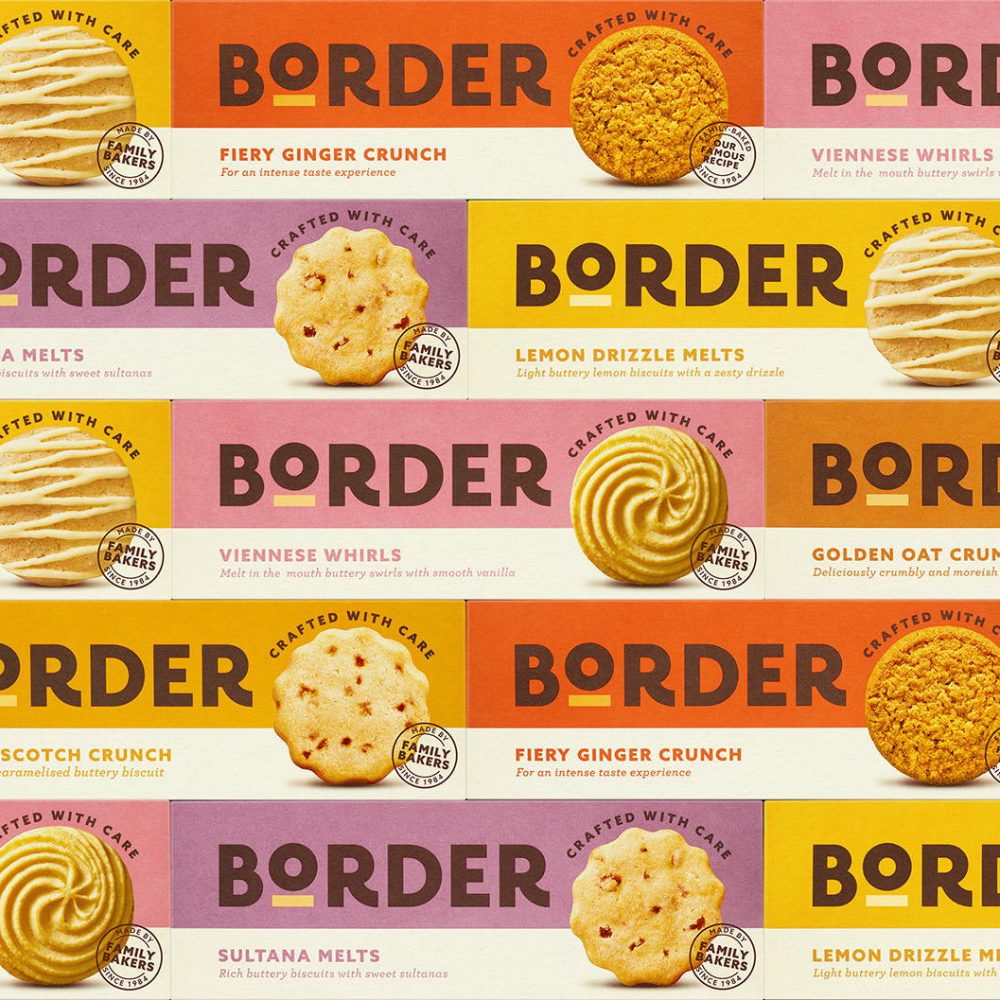 Custom Border Biscuit Packaging