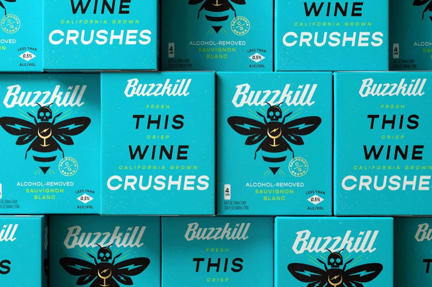 Custom Buzzkill Wine Packaging