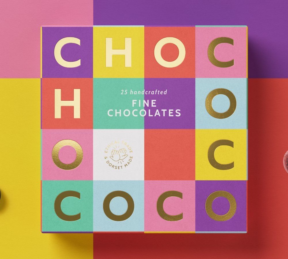 Custom Geometry Chocolate Packaging