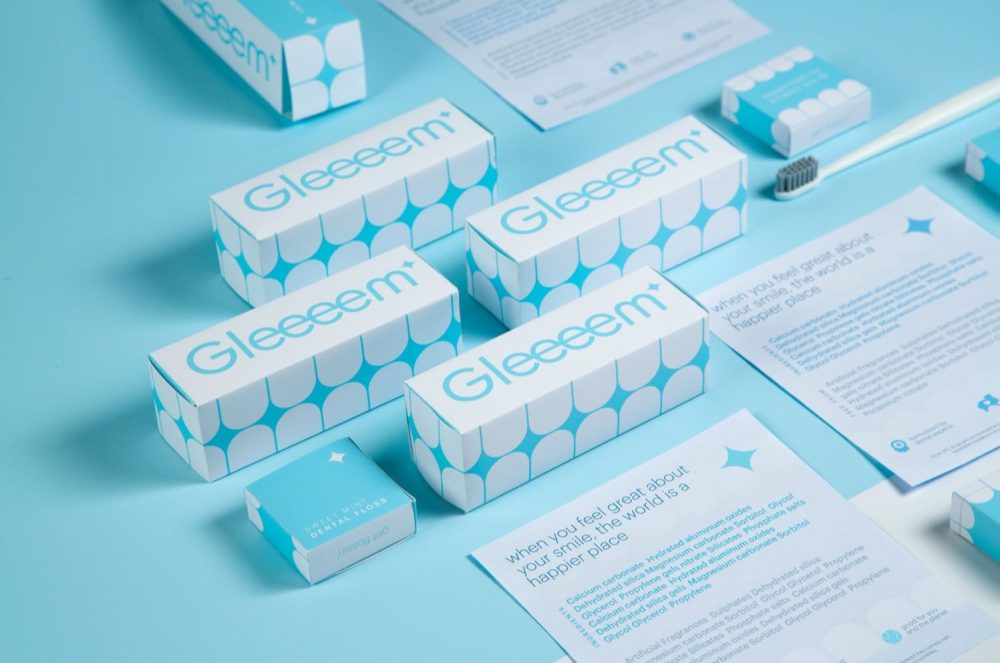 Custom Gleeeem Toothpaste Packaging