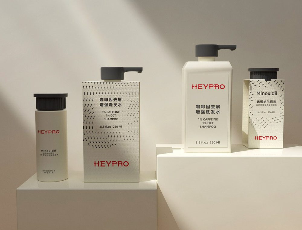 Custom HeyPro Hair Care Packaging