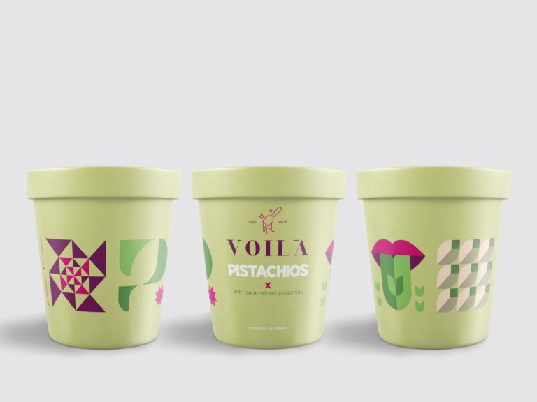 Custom Voilà Ice Cream Packaging