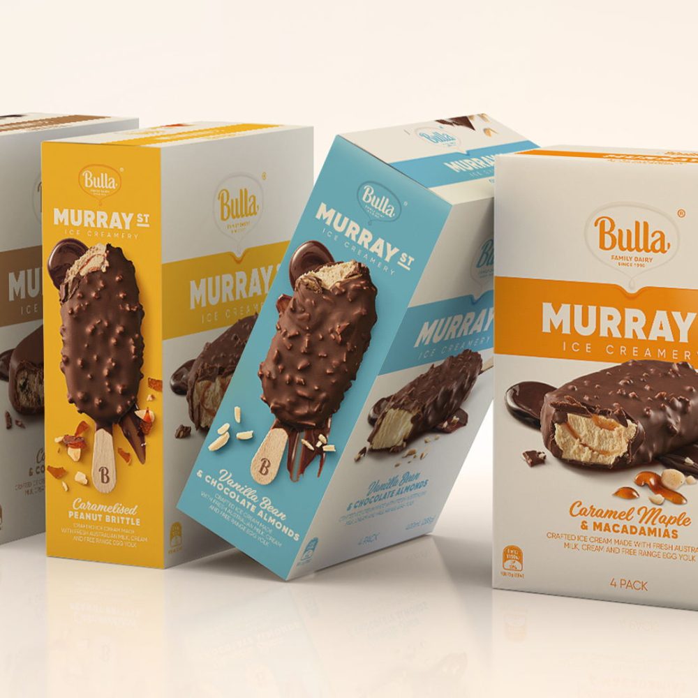 Custom Bulla Ice Cream Packaging