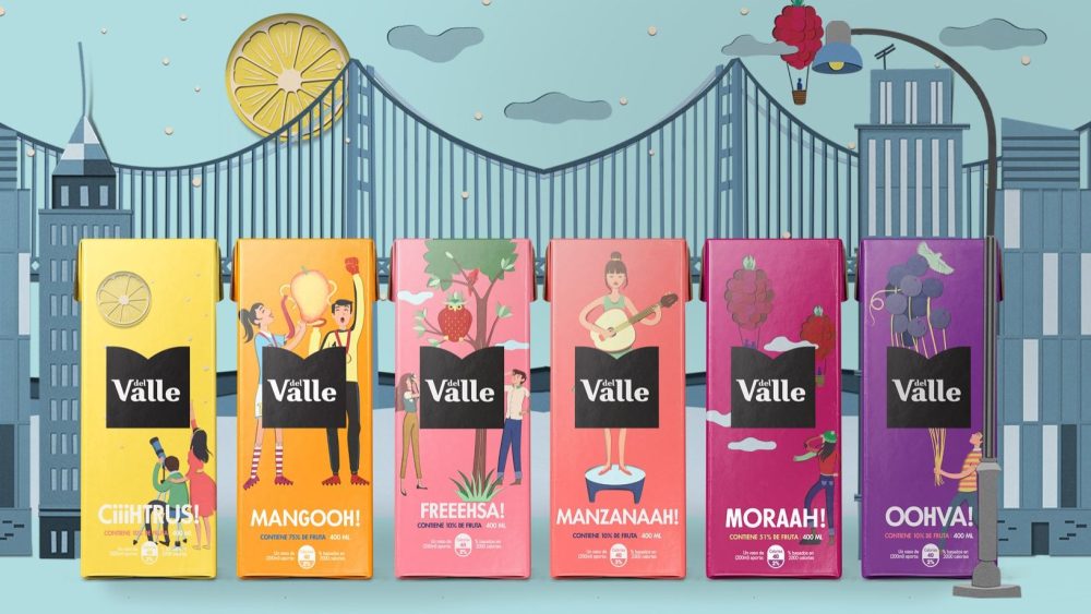 Custom Del Valle Juice Packaging