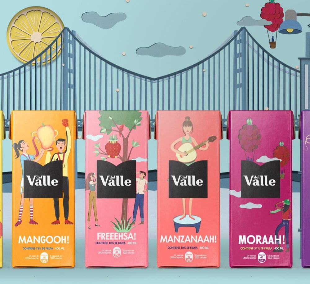 Custom Del Valle Juice Packaging