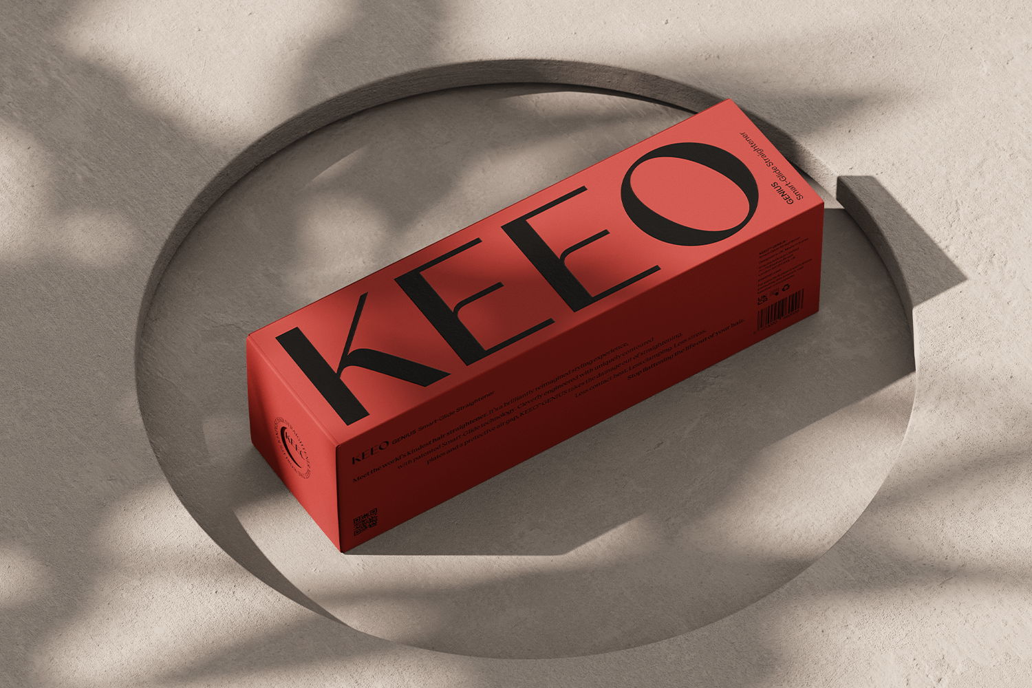 Packaging Artwork Design 16 Custom KEEO Packaging: Transforming Beauty Tools with Bold Boxes