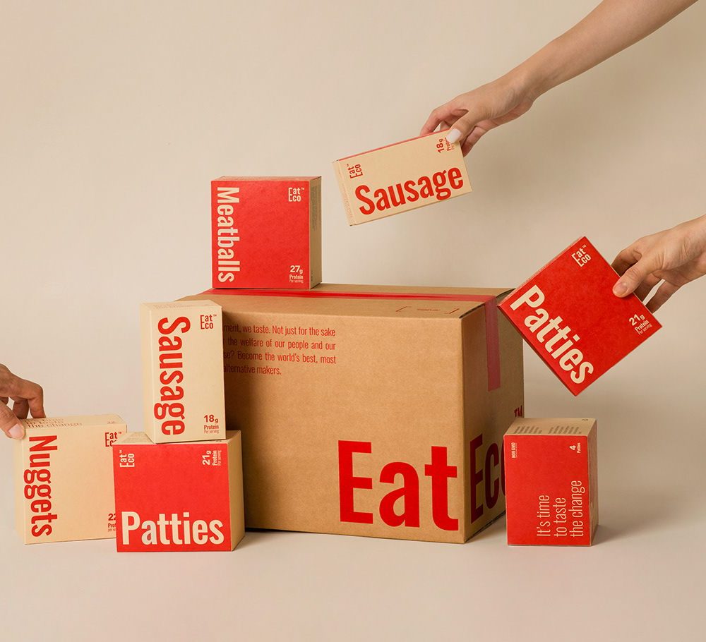 Custom EatEco Meat Packaging