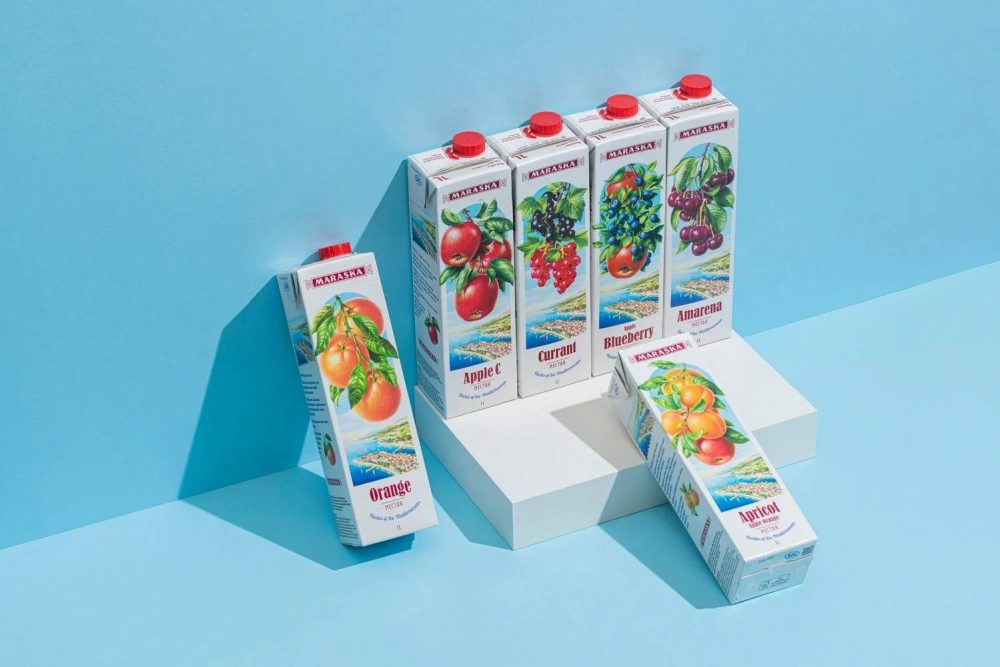 Custom Tropical fruit drinks Packaging