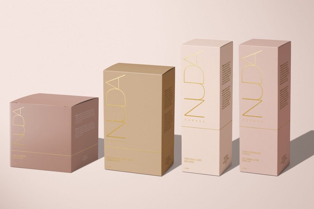 Custom Nuda Cosmetic Packaging