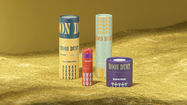 Custom Moon Dust Paper Packaging