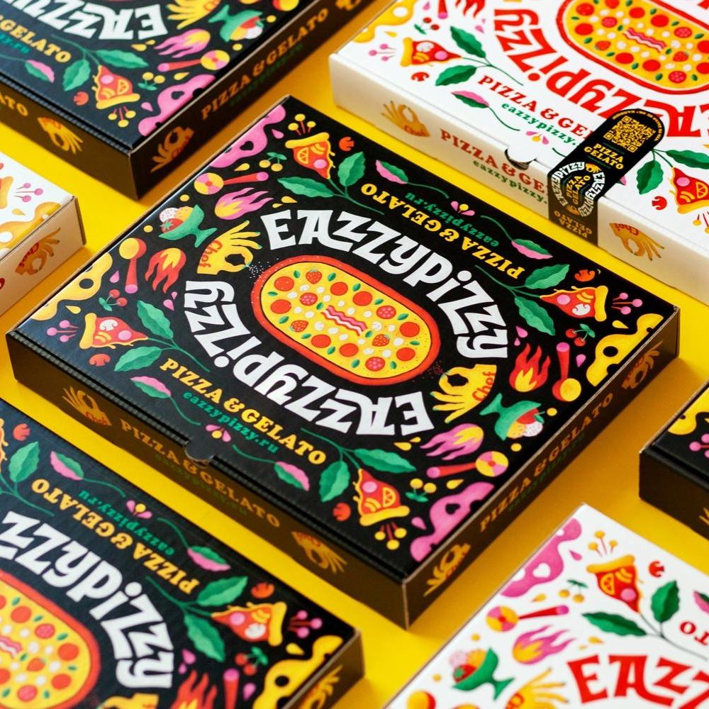 Custom EazzyPizzy Packaging