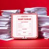 Custom resume pizza Packaging