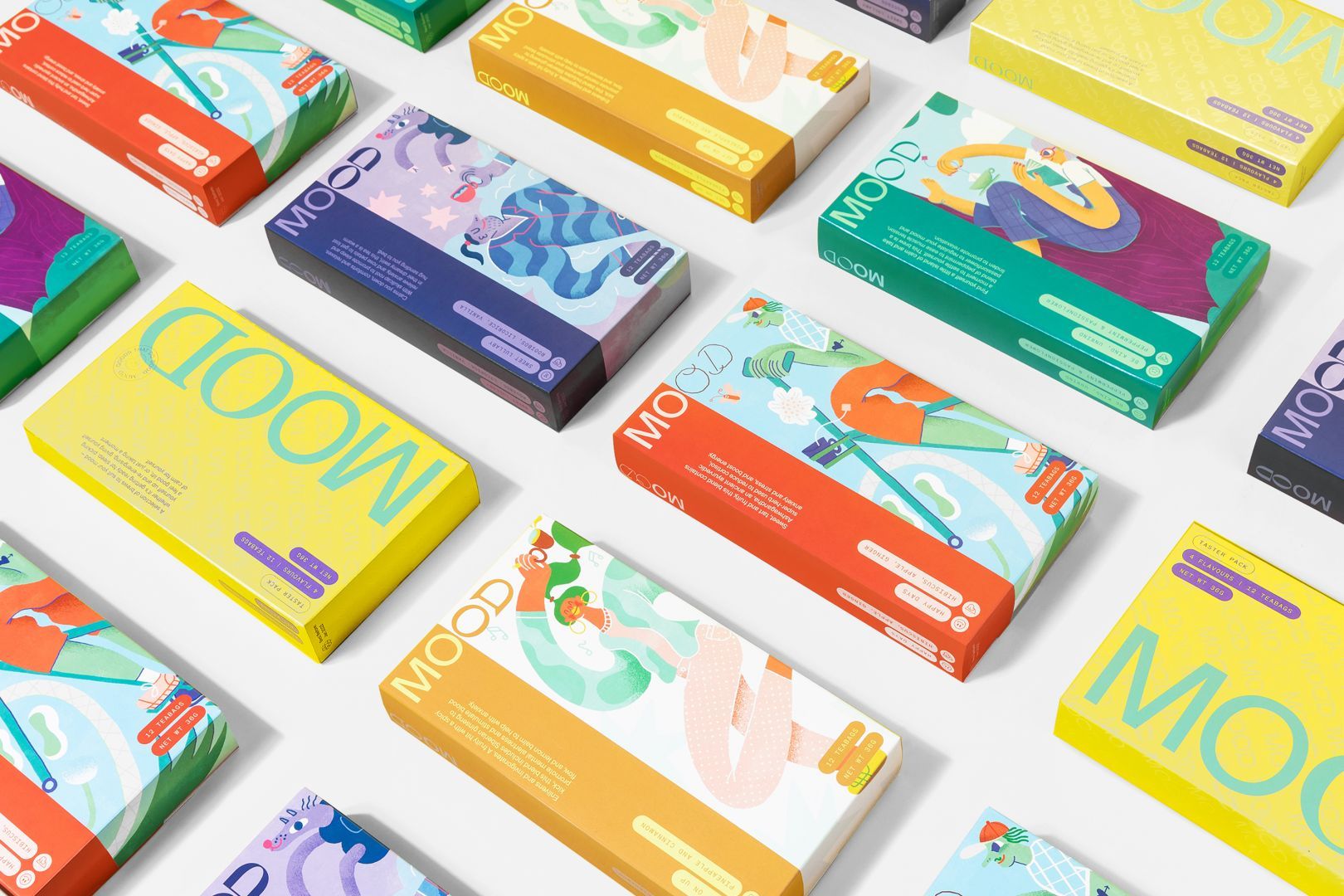 Custom Mood Tea Packaging