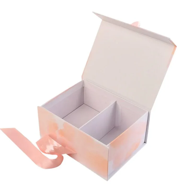 Custom_Packaging_Elegant_Pink_Cosmetic_Box_Magnetic_Paper