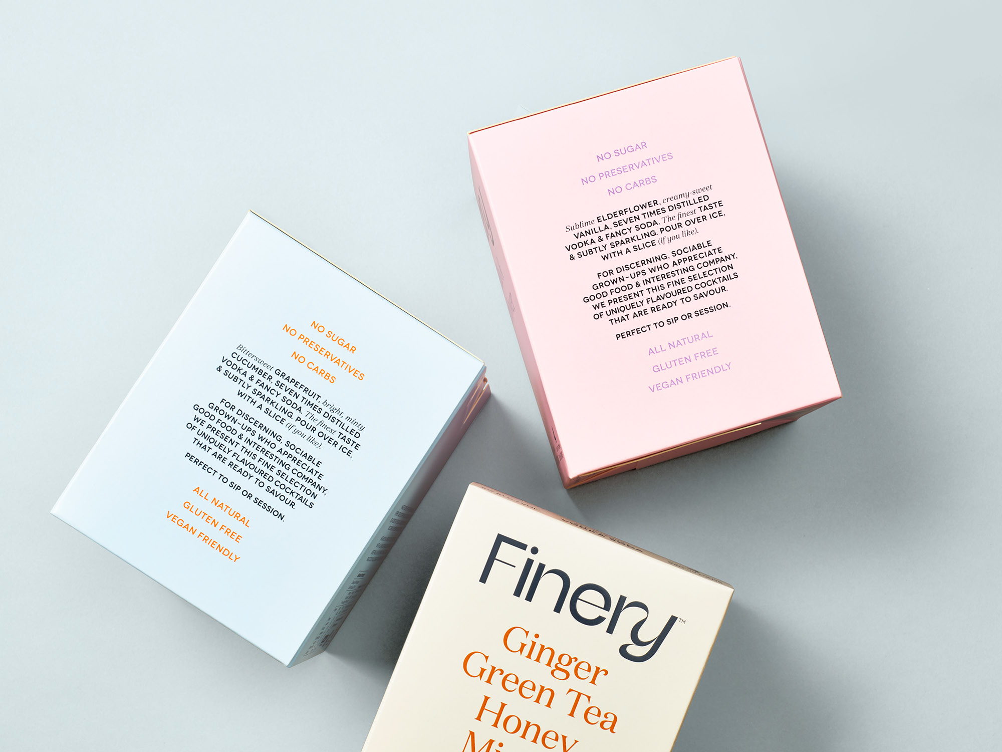 custom Finery packaging