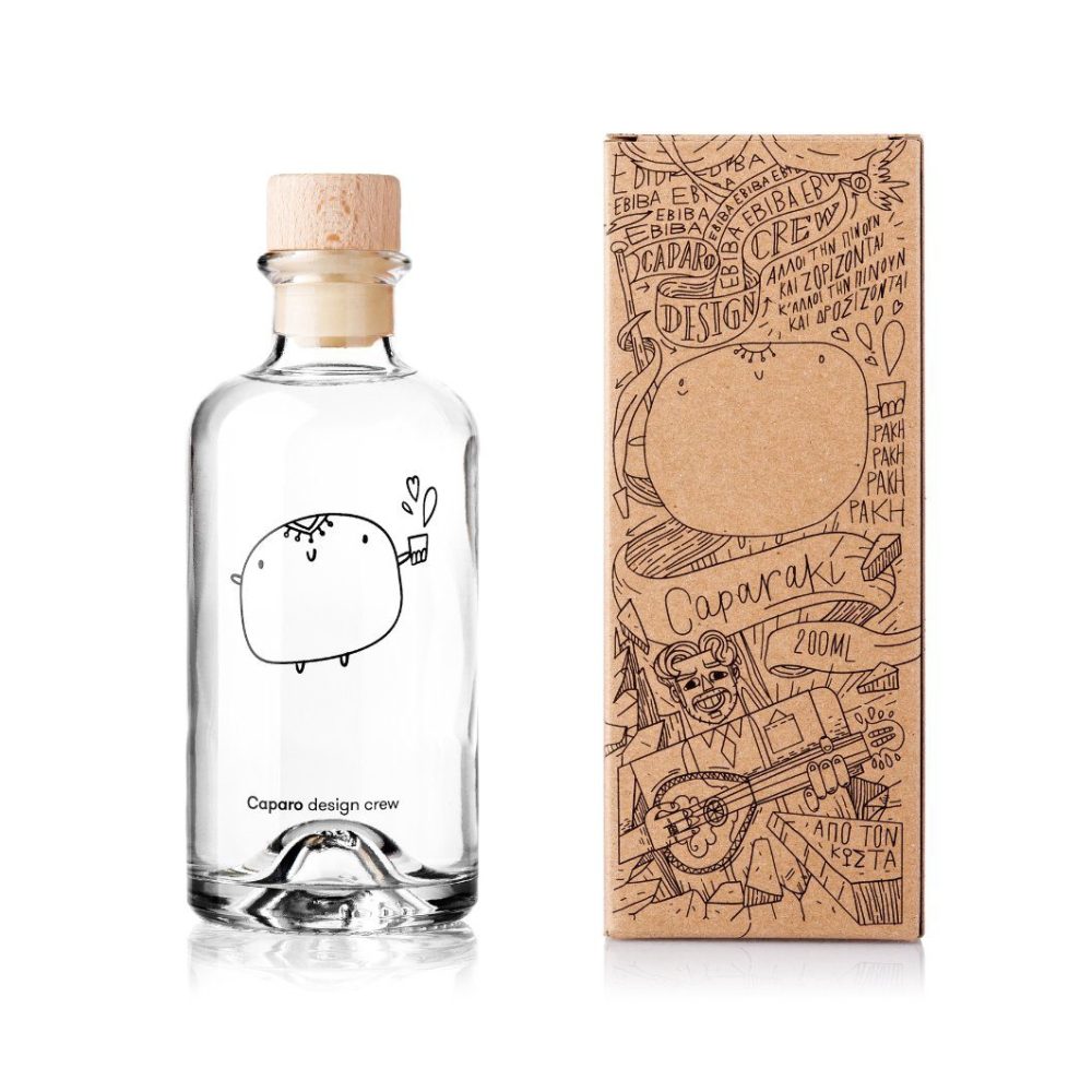 Custom Caparaki Bottle Packaging