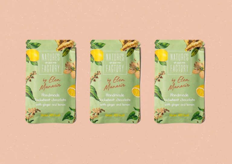 Custom Lemon Chocolate Packaging