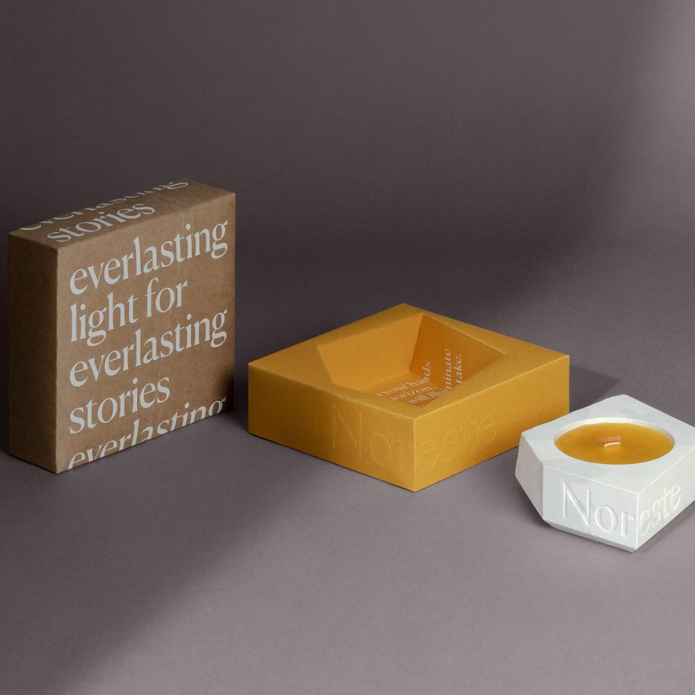 Custom Stories Candle Packaging