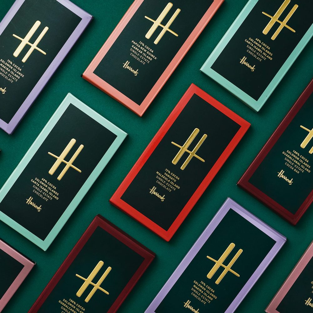 Custom Harrods Chocolate Packaging