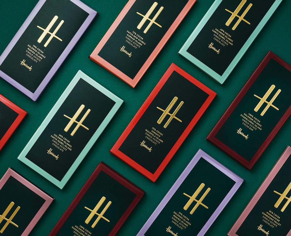 Custom Harrods Chocolate Packaging