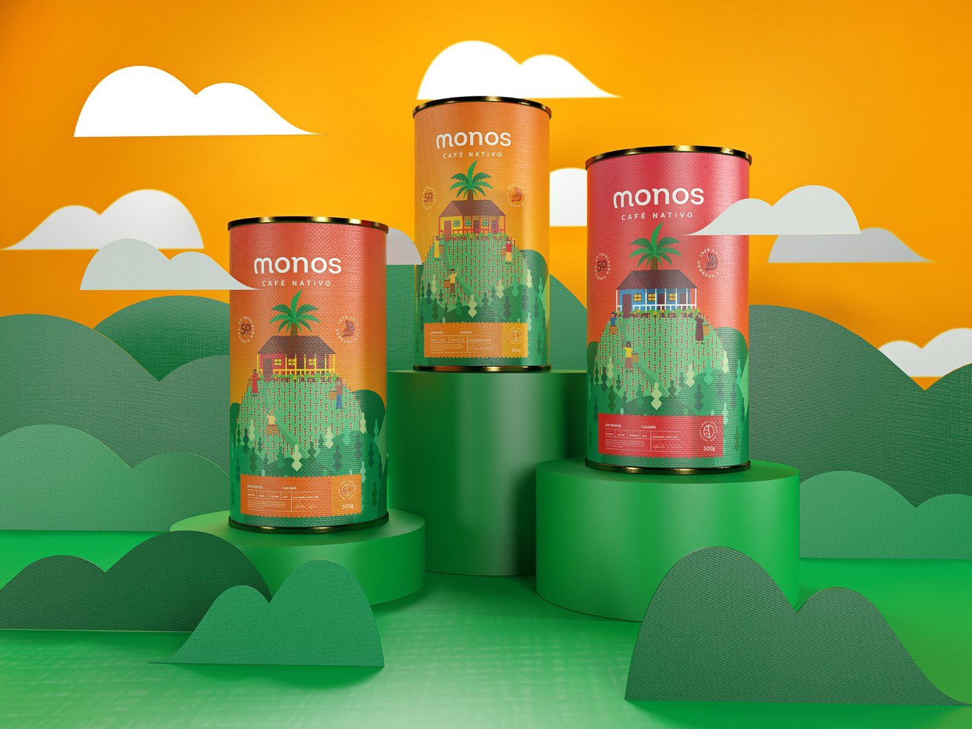 Custom Monos Coffee Packaging