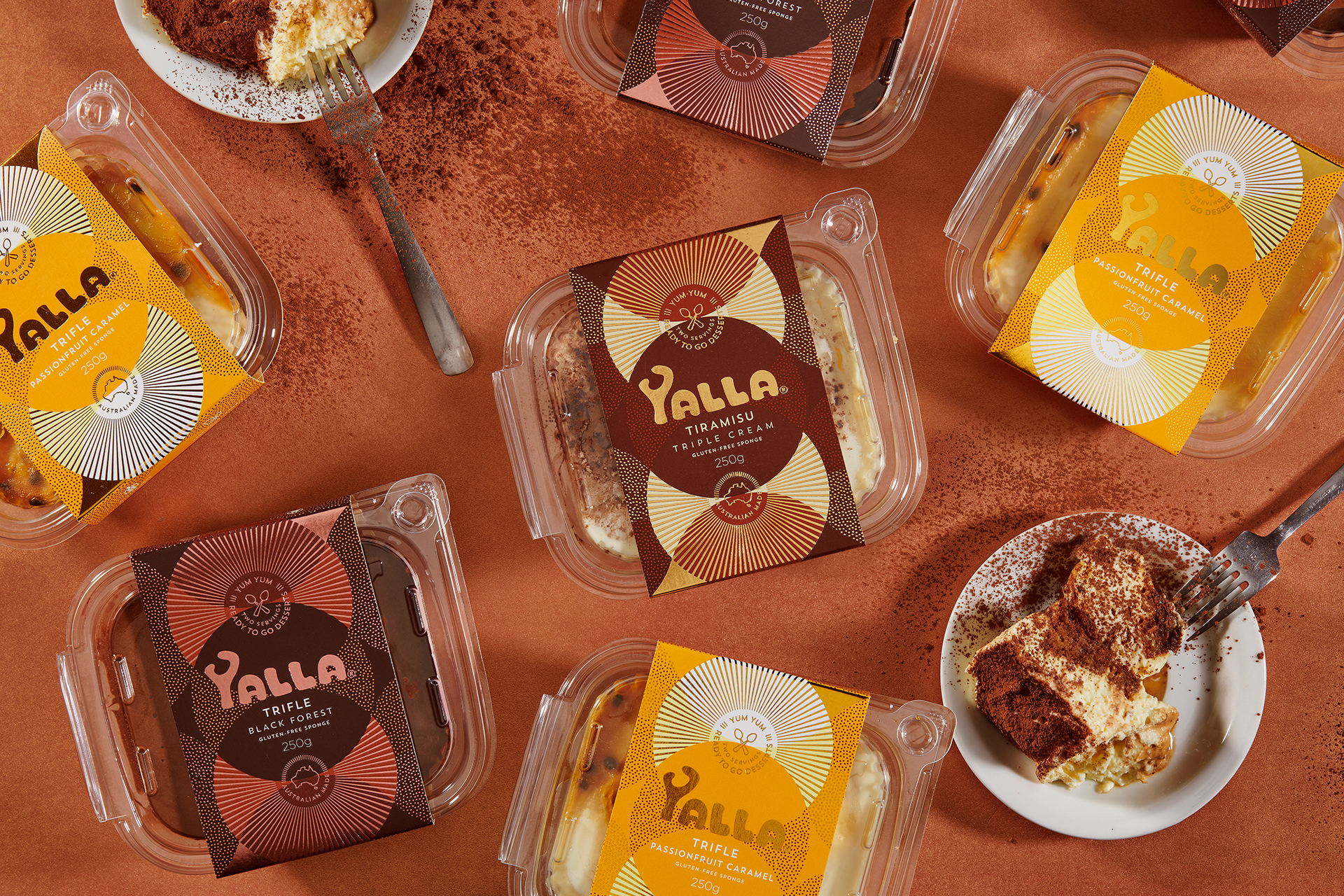 Custom Yalla Desserts Packaging