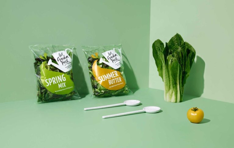Individuelle Verpackung für grüne Salate