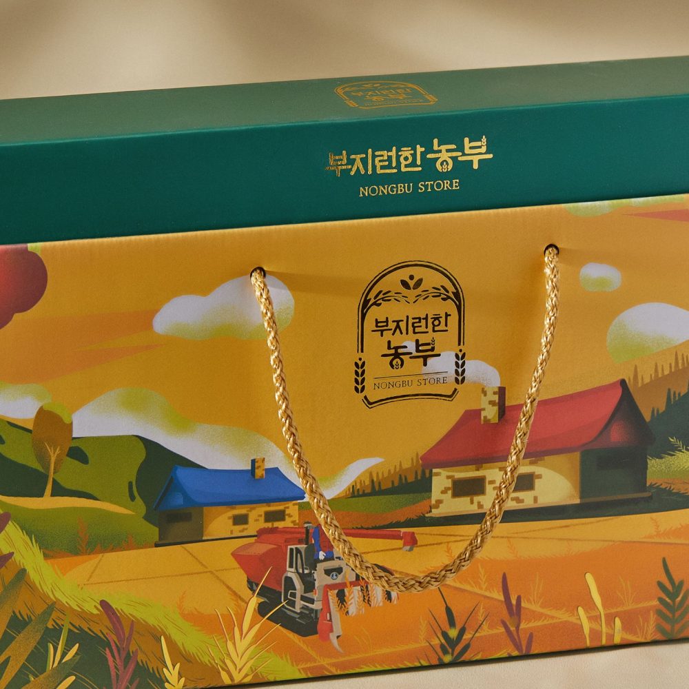 Custom Korean Rice Packaging