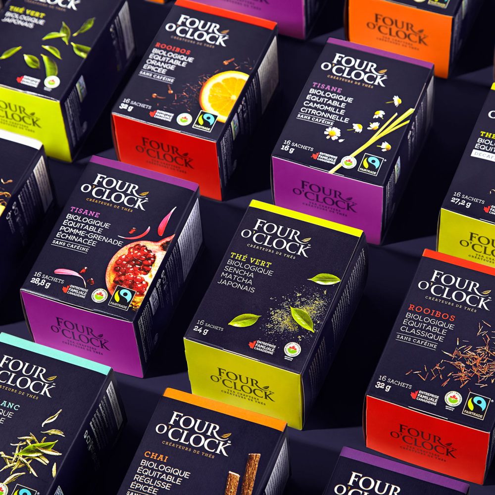 Custom Four O'Clock Tea Packaging