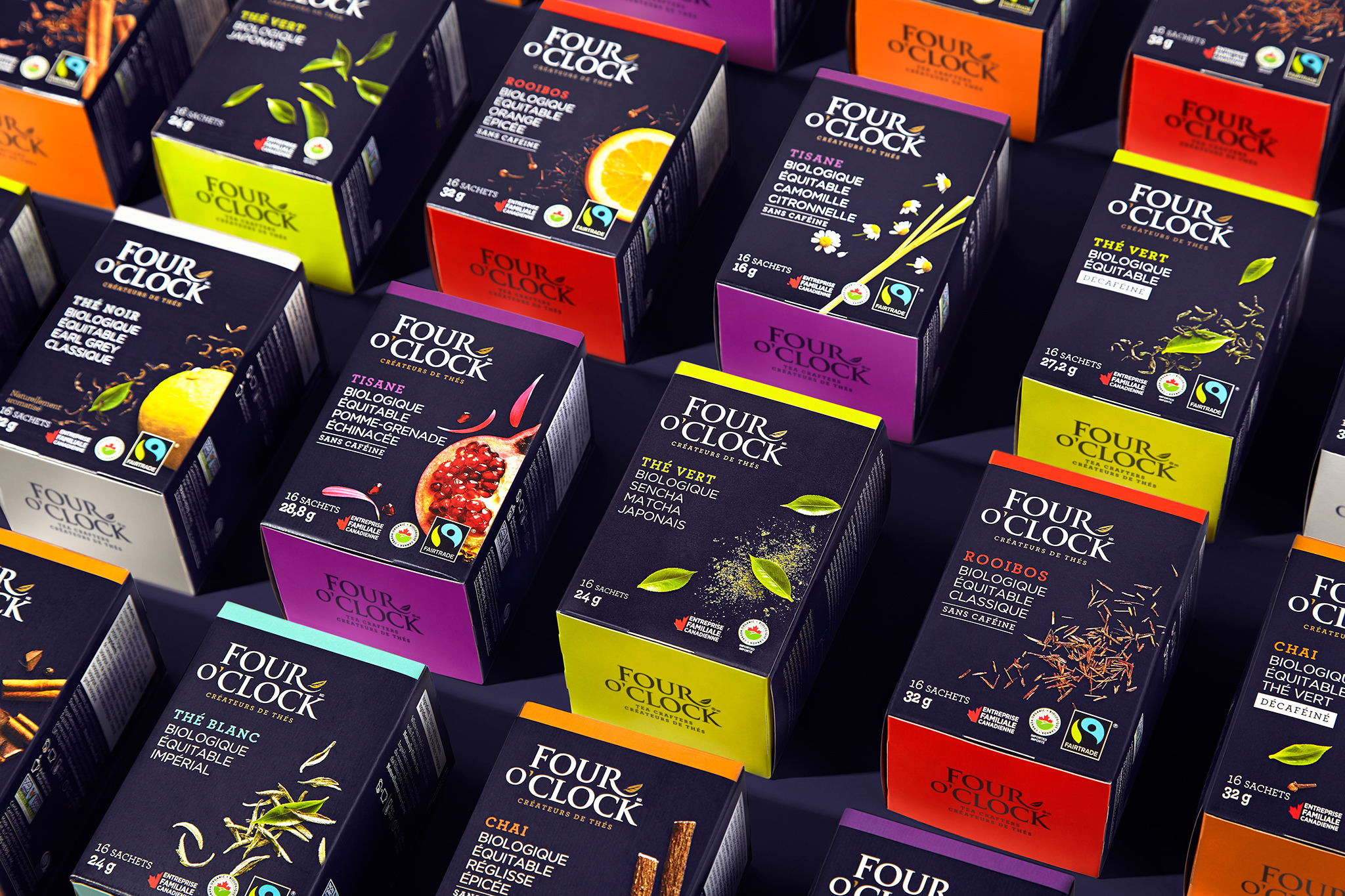 Custom Four O'Clock Tea Packaging